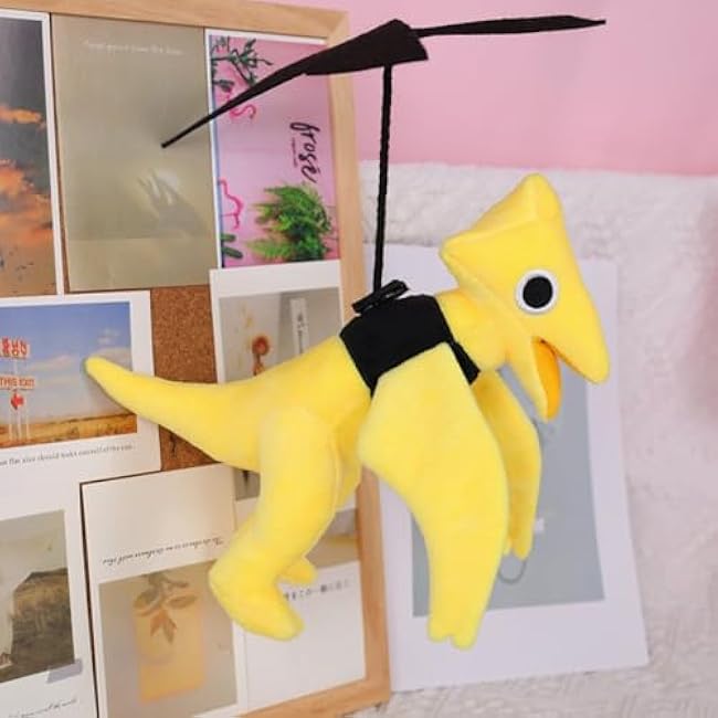 AXEDAES 2 PCS Rainbow Plush Toys, Funny Soft Cute Stuffed Animal Plush Toys, Yellow Friends and Cyan Friends Stuffed Animal, Kids Game Fans Birthday Party Favor Preferred Gift.