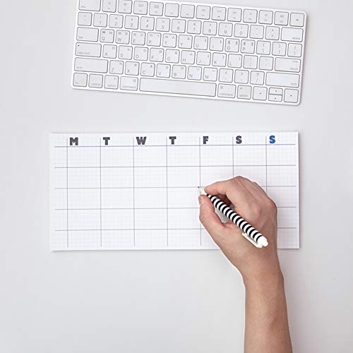 Jstory Columnar Sticky Planner Large noir : planning autocollant de bureau