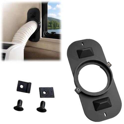OQPWSZZ RV Portable AC Vent Adapter for 5.1" Hose, Window Seal Kit