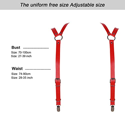 Men's Leather Body Harness Punk Chest Belt Adjustable Gothic Carnival Halloween Party Dance Costume Men's straps4