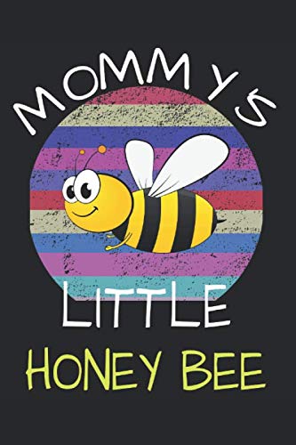 Mommy's Little Honey Bee MDLG Notebook - Black Paper Lined DDLG Journal - 6 x 9 Lined Notepad - BDSM Diary - Littlespace Book