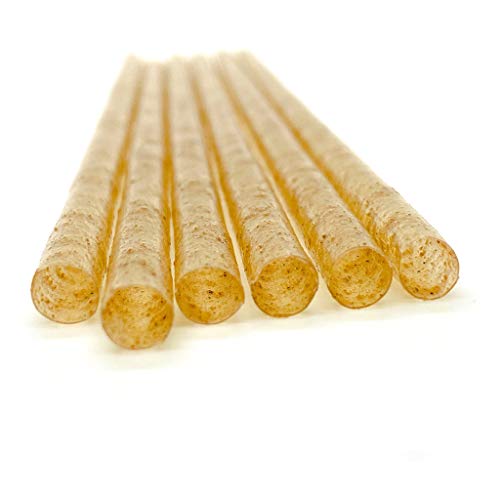 Pitillos de fibra de agave, 100 unidades, biodegradables miniatura 3