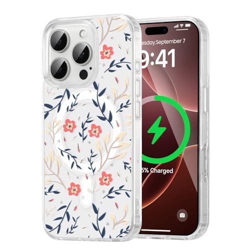 Etui compatible Magsafe iPhone 15 Pro protection antichocs transparente