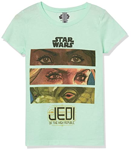 T-shirt Star Wars fille Eyes Of The Republic en coton menthe taille XS