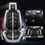 ♥【MATERIAL】: La funda del asiento del automóvil está hecha de PU de fibra de alta calidad, tela no tejida transpirable + forro interior resistente al desgaste + esponja de rebote, suave, transpirable y elástica, lo que le permite disfrutar de una experiencia de conducción cómoda.