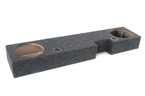 Bbox Dual Sealed 10 Inch Subwoofer Enclosure - Accu-Tuned Sealed Subwoofer Boxes & Enclosures - Subwoofer Box Improves Audio Quality, Sound & Bass - Fits 2001-2016 Ford F250/350/450 Extended Cab