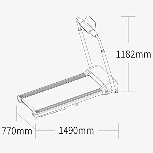 Caminadora plegable para uso en casa pequeña y silenciosa miniatura 7
