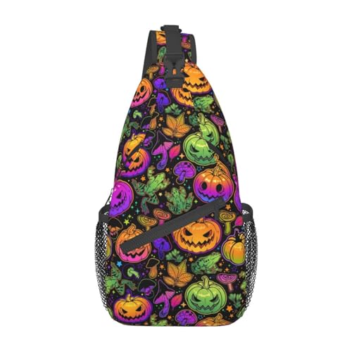 Frog Sling Backpack Chest Bag Crossbody Shoulder Bag Gym Cycling Travel Hiking Daypack For Men Women