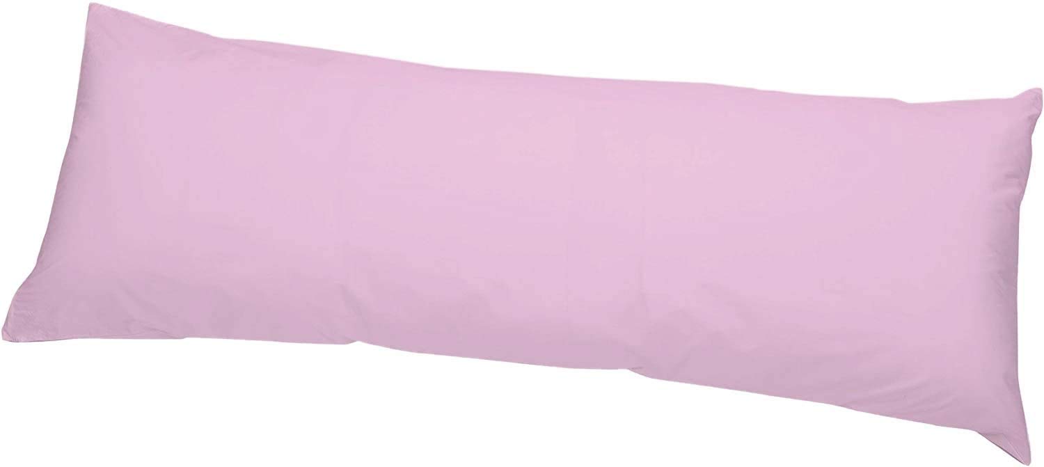 Ridas Pink Bedding New Anti Allergenic Pregnancy Maternity Orthopaedic Hollow Fibre Filling Bolster Pillow With Free Bolster Pillow Case. (, Double 4.6Ft(52"))
