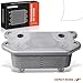 A-Premium Engine Oil Cooler Compatible with Volvo C70 2006-2013 C30 2007-2013 S40 2004-2011 V50 2005-2011 L4 1.9L 2.0L L5 2.4L 2.5L