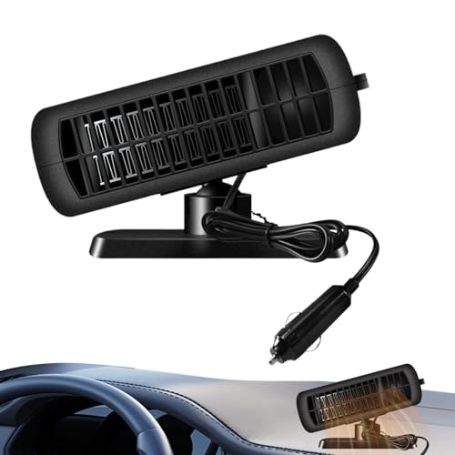 Calentadores de coche para vehículos - Calefacción de coche multifuncional de 12 V | Descongelador giratorio de 360 °, Calefacción de parabrisas de coche, Calefacción de aire de coche, Calefacción