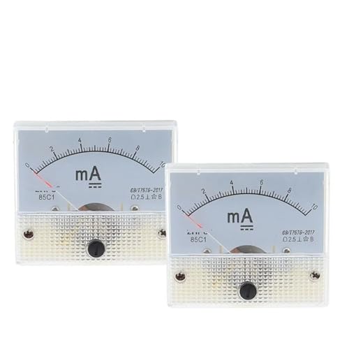 Ampèremètre analogique CC précis 500mA pour surveiller l'intensité