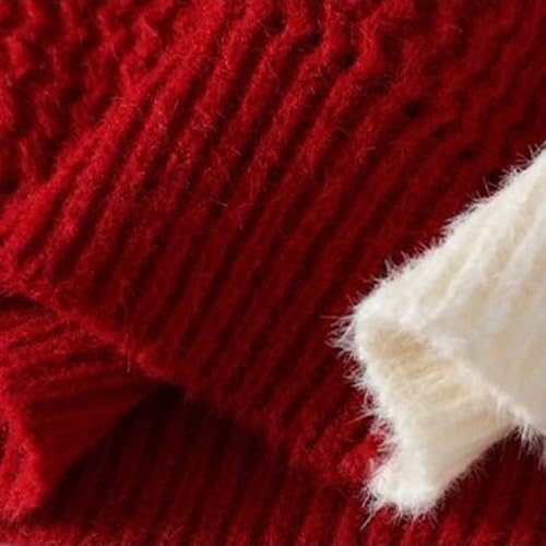 Cambkatl Men's Color Block Patchwork Pullover Sweaters, Crew Neck Slim Fit Long Sleeve Casual Knit Sweater Tops4