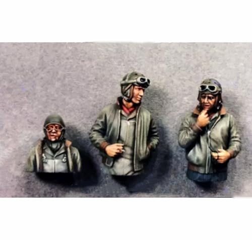 Soldat en Résine 1/35 Deuxième Guerre Mondiale Figurines Bustes Maquette à Peindre