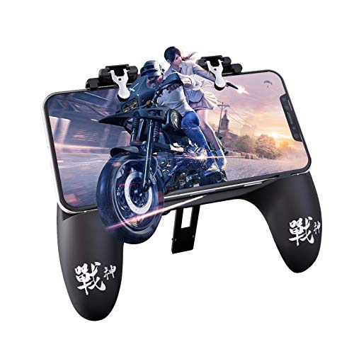 iWALK Mobile Game Controller[Upgrade Version] Mobile Gaming Trigger with 4000mAh Portable Charger for PUBG Fortnite Rules of Survival Joystick Gamepad for 4-6.5  iOS & Android Phone