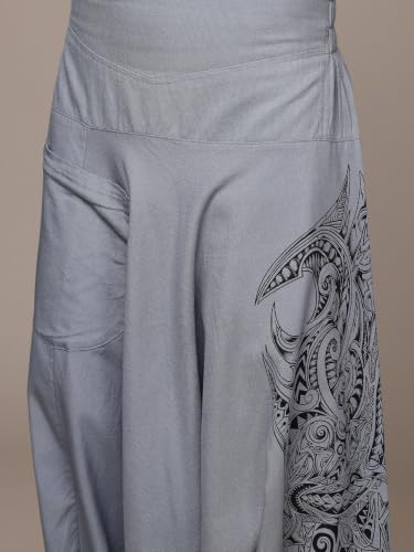 Image of The Veshti Company Printed Harem Pants for Men's Cotton Hippie Style Baggy Boho Yoga Pajama Pant with Pocket