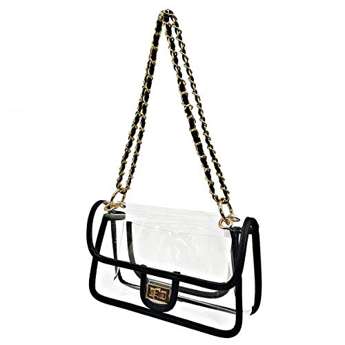 Laynos Clear Bag Clear Stadium Purse Shoulder Bags Concert Handbags