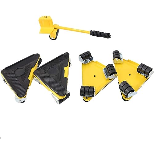 Kit di attrezzi per sollevamento pellicce per carichi pesanti – Sistema di ruote facile per trasporto e spostamento di mobili senza sforzo