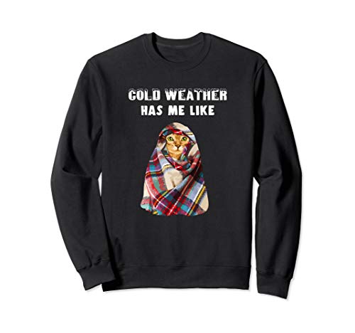 Bengal Cat Winter Cold Weather Funny Gift Sweatshirt