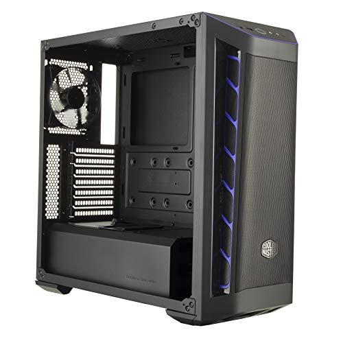 GABINETE MASTERBOX MB511 MID TOWER PRETO com AZUL - MCB-B511D-KANN-S03, Cooler Master