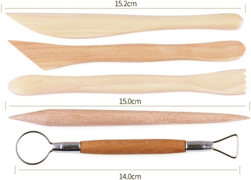 Pottery Tools 24pcs/set Polymer Clay Tools Clay Sculpting Kit Sculpt Smoothing Wax Carving Pottery Ceramic Shapers Modeling Carved DIY Tools (Pink)