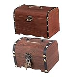 Coffret à bibelots - boîte de rangement pratique au style vintage, chic et délicat, peut être utilisé comme boîte de rangement pour bijoux, boîte de rangement pour pièces de monnaie, en bois