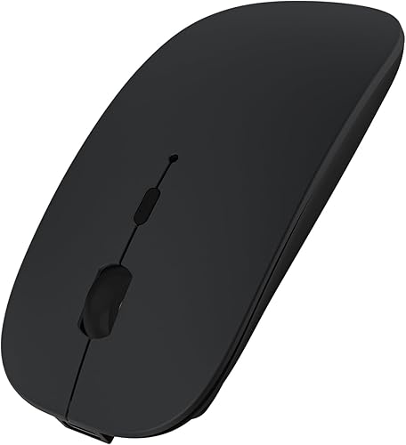 SUNGI Bluetooth Mouse for MacLaptopiPadiPhoneAndroid PC,Rechargable Quiet Slim Wireless Mice Compatible with OSWindowsLinuxTabletMacBook ProMacBook