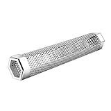 pellet smoker tube review FUMADOR CALIENTE Y FRÍO Este tubo de humo se puede usar con varios pellets de madera como cereza, nogal americano, mezquite, manzana y nuez para agregar diferentes sabores. Puedes mezclarlos o apilarlos en el tubo. Este tubo de humo es ideal para fumar en frío y en caliente, agregando un maravilloso sabor a humo a muchos tipos de alimentos: carnes, quesos, verduras, nueces, tocino, pollo, sal, hamburguesas, filetes, carne de cerdo, picante -perros, salchichas, frutas, maíz y más!