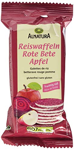 Alnatura Bio Reiswaffeln - Rote Beete - Apfel, 1 x 23,5g