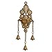 Aakrati Wall Hanging Deepak Also as Candle Stand with Bells Made of Brass Metal - Wall Decor Indian showpiece for Gift -Total Height 11 inch