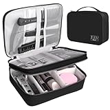 AIHOPESTO Barber Case Barber Tool Bags Barber clipper Bag Barber Cases for Clippers and Supplies Professional Barber Accessories Kit Hair Cutting Scissors Storage Bag Shaving Kits (Black)