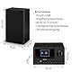 MEDION P85003 Micro Audio System Kompaktanlage (Internetradio, DAB+, PLL UKW Radio, Bluetooth, USB Anschluss, AUX, 2x150 W)