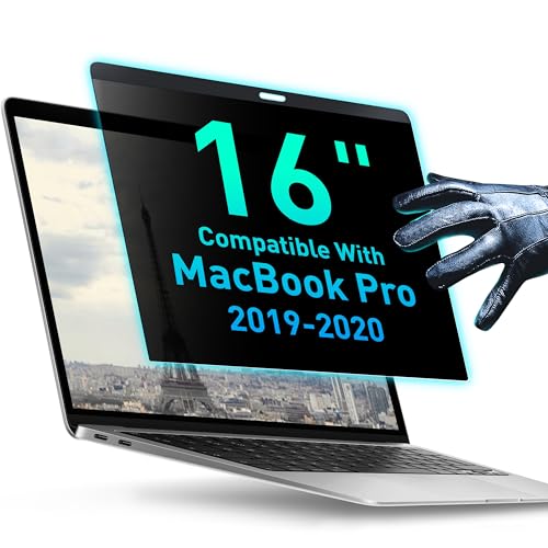 Filtre de confidentialité magnétique MacBook Pro 16" 2019 anti regard
