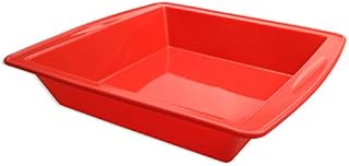 Silicone Cake Pan, SILIVO 8.5"x 8.5"x2" Nonstick Bakeware Baking Mould Brownie Pan