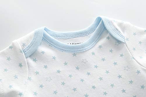 Kiddiezoom Baby Bodysuit Newborn Short Sleeve baby One-Piece Cotton 5-Pack baby clothes2