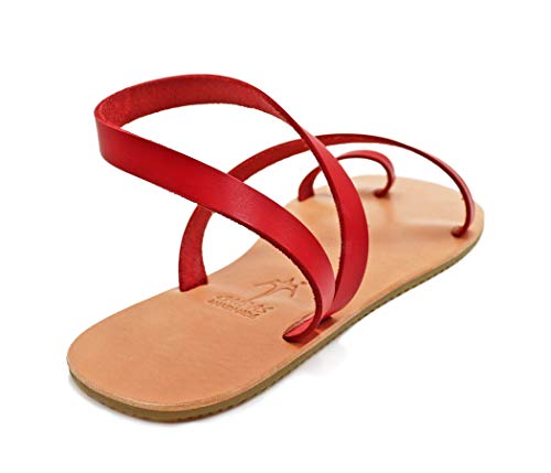 Minimalist Leather Barefoot Men Sandals, Sexy Gay Sandals, Greek Leather Sandals - BALI3