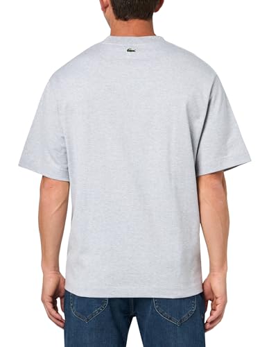 T-Shirt Ample Lacoste en Jersey Épais Contre les Hauts Déformés