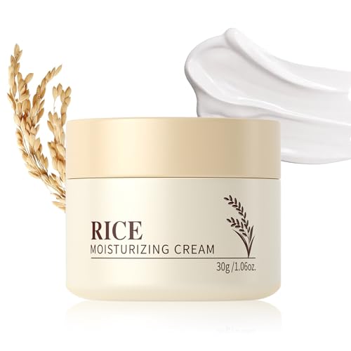 Rice Cream mit Niacinamide, Reis-Gesichtscreme für Verbesserung des Hauttons, Rice Feuchtigkeitscreme für alle Hauttypen, Anti-Falten-Creme aus Reis Trockene Haut, Repariert die Hautbarriere Rice Cream mit Niacinamide, Reis-Gesichtscreme für Verbesserung des Hauttons, Rice Feuchtigkeitscreme für alle Hauttypen, Anti-Falten-Creme aus Reis Trockene Haut, Repariert die Hautbarriere