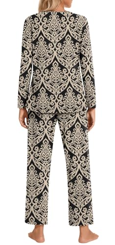 Image of Pajamas Sets for Women Soft Long Sleeve Pjs
