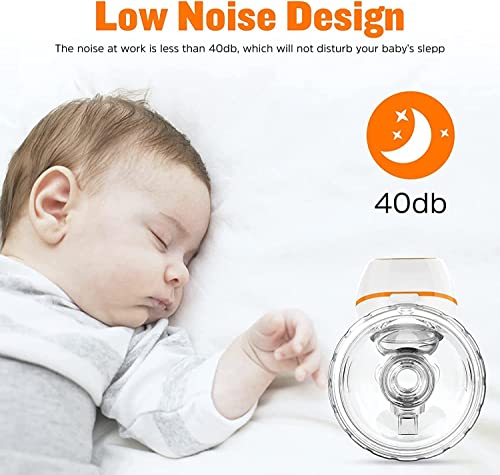 Breast Pump Portable Wireless Wearable Breast Pump With Touchscreen Lcd Display, Rechargeable Hands Free Breast Pump Electric With 3 Modes & 9 Levels #TOP3