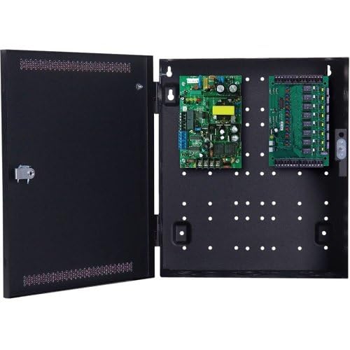 FPO75-C8E1 8-Door 6A 12VDC Lock Control Access Control and CCTV Power Supplyr 12" x 14" x 4.5" Enclosure