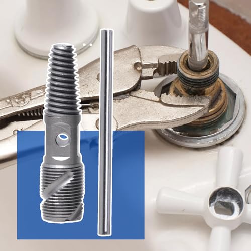 Extractor de tornillo para retirar pernos rotos en grifos y sanitarios 2
