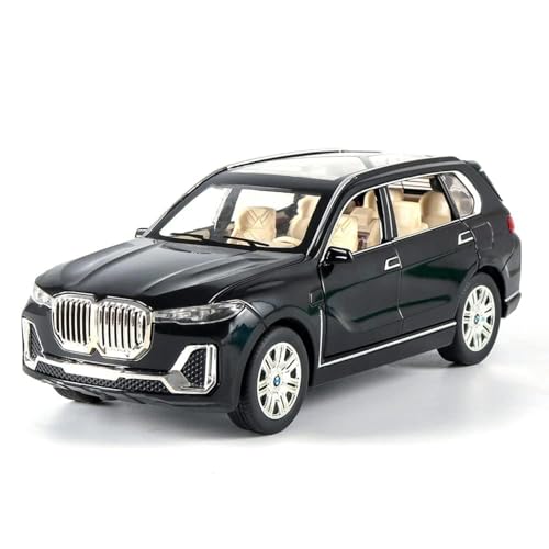 Image of Metal Pull Back Diecast Car Suv 1:32 Bmw X7 Pull Back Car Model With Sound Light Boys Gifts Toys For Kids?Pack Of 1?,Multicolor