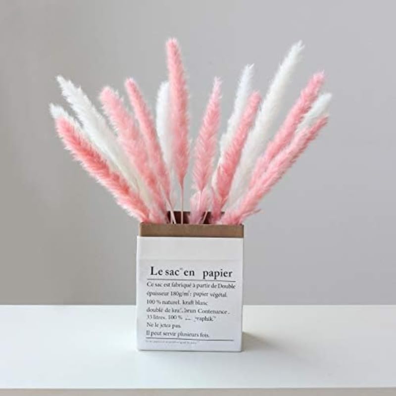 Pampas Grass Large 15pcs Decoración Artificial miniatura 4