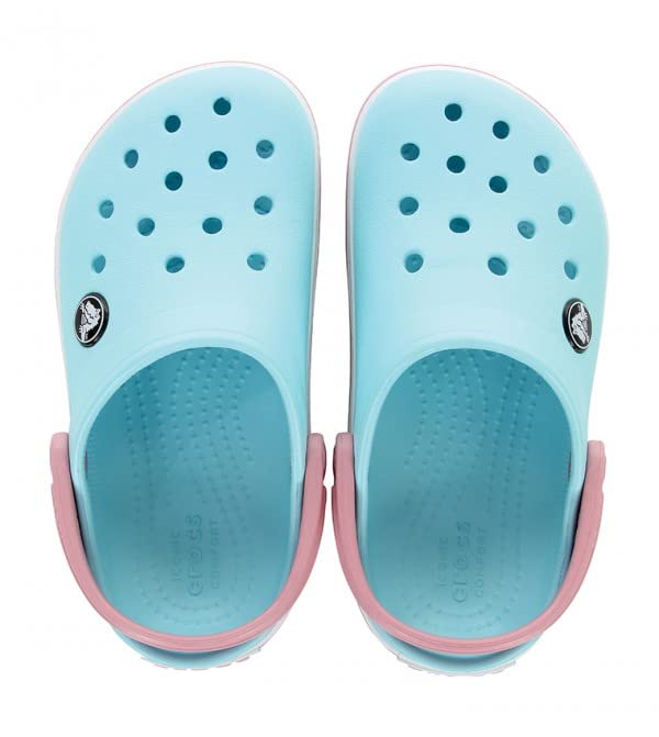 Crocs Crocband Clog, Eisblau/Weiß, Kinder, EU 32-33 – Ansicht 4