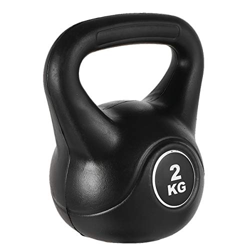 Capa de plástico Kettlebell da Besport para academia em casa e exercícios em casa, treinamento cruza