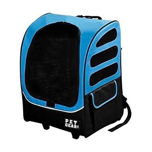 Pet Gear I-GO2 Roller Backpack, Travel Carrier, Car Seat for Cats/Dogs, Mesh Ventilation, Included Tether, Telescoping Handle, Storage Pouch