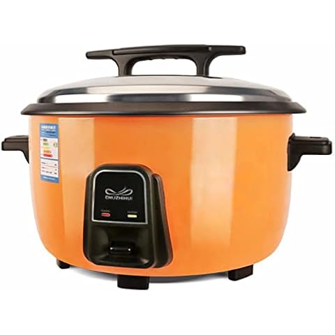Large capacity restaurant Automatic Rice Cooker,Non-stick pan liner Electric Rice Cooker, Warm Function,with Measuring Cup and Spoon,Multiple capacities:8L 10L 13L 18L 23L 28L 36L 45L Orange-45L Cover