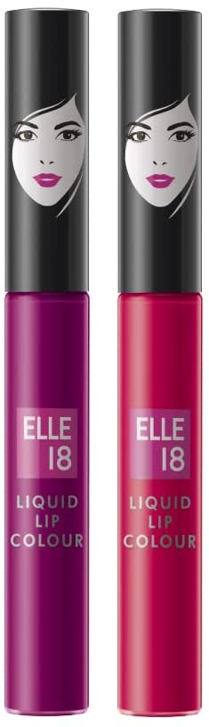 Elle 18 Lipstick Pink Blossom (Matte) & Lipstick Lavender Hues (Matte)-image-18