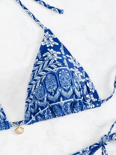 Women's Floral Printed Bikini Sets Boho Geometric Summer Swimsuit Bathing Suit3